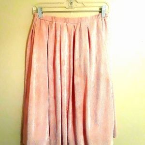 CAROLYN TAYLOR SILK KNEE-LENGTH SKIRT